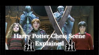 Harry Potters Chess Game Checkmate in 2 or 3 Black to Move 🧙‍♂️♟️ [upl. by Alitta952]