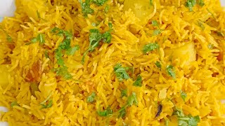 Aloo Rice Pulao  Aloo Tahiri Recipe [upl. by Zailer]