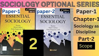 SCOPE OF SOCIOLOGYESSENTIAL SOCIOLOGY NITIN SANGWAN 3rd EDITIONCHAPTER1PART2SOCIOLOGY [upl. by Center]