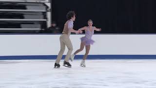 Sofia Jarmoc  Luke Witkowski  Junior Pairs FS  2025 Eastern Sectional US Pairs Final [upl. by Norby]