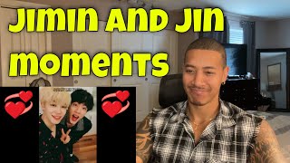 Reacting to Jinmin friendship moments [upl. by Yenaj]