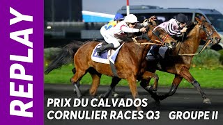 Gold Voice sur le fil dans le Prix du Calvados Cornulier Races Q3 GRII  Vincennes  070124 [upl. by Elleraj663]