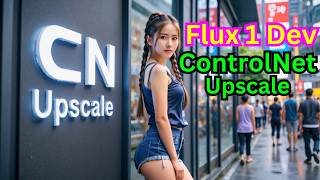 How To Use Flux 1 Dev ControlNet Upscaler In ComfyUI  A Simple And Easy Way [upl. by Gualterio312]