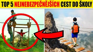 TOP 5 nejnebezpečnějších CEST DO ŠKOLY [upl. by Randall163]