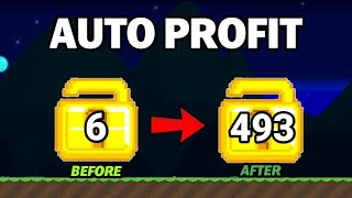 AUTO PROFIT One of Best PROFIT Method in GROWTOPIA 🤑  Growtopia Profit 2024  Growtopia [upl. by Annauj]