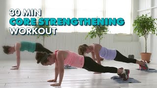 30Minute Core Strengthening Workout  The CafeMom Studios Workout [upl. by Gross]