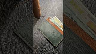 Handmade Kartholder  El Yapımı Kartlık handmade leather [upl. by Langley316]