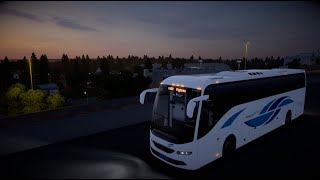 Demo av Kringom Firda Billag Volvo 9700 paintjob [upl. by Sihon]