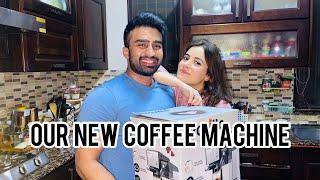 OUR NEW COFFEE MACHINE  VLOG 85 [upl. by Yromem626]