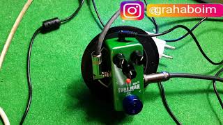 REVIEW TEST SUARA EFEK GITAR NUX TUBEMAN PEDAL DIRECT TO AUDIO INTERFACE [upl. by Nalyad]