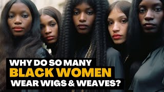 Why do so many Black women wear wigs amp weaves [upl. by Galan929]