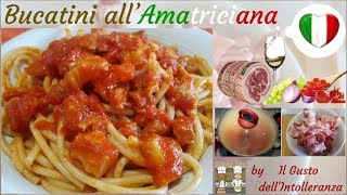 PASTA AMATRICIANA Italiana  How to do quotTutorial 2017quot [upl. by Nastassia]