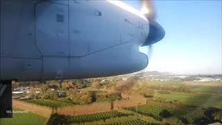 Air New Zealand Q300 Arriving Gisborne Airport [upl. by Clite]