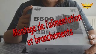 Montage et branchement de lalimention de mon nouveau PC FR [upl. by Bazluke591]