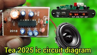 make tea 2025 IC amplifier circuit super baas 😘 [upl. by Papst]