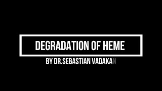 Degradation of Heme [upl. by Bara]