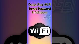 Quickly Find Your Wi Fi Password in windows 1011 [upl. by Sidney]