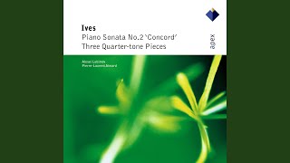 Ives  3 Quartertone Pieces for 2 pianos  I Largo [upl. by Alveta]