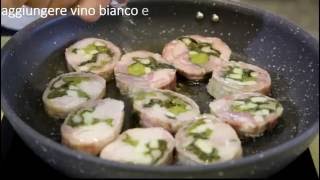 Coniglio in Porchetta ripieno con Cime di Rapa e Lardo [upl. by Adelheid]