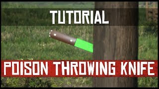 RDR 2  Poison Throwing Knife [upl. by Etnaed]