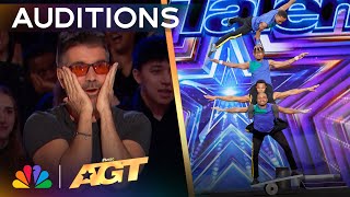 Hakuna Matata An UNBELIEVABLE SAVE While Attempting the IMPOSSIBLE  Auditions  AGT 2024 [upl. by Frederigo]