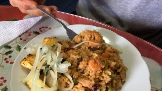 Arroz con mariscos en olla Oster [upl. by Verney34]