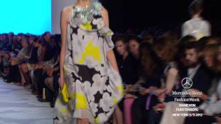 DIANE VON FURSTENBERG  MERCEDESBENZ FASHION WEEK SPRING 2012 COLLECTIONS [upl. by Nnaeirrac]