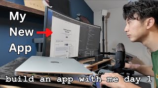 Building my new app in 30 days  build an app with me day 1 [upl. by Milore]