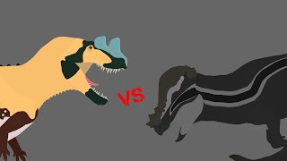 Ceratosaurus vs Pachycephalosaurus [upl. by Novaelc]