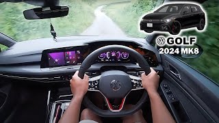 2024 MK8 VW GOLF GTI SPORTS POV DRIVE ON BACKROADS [upl. by Ednutey416]