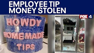 Robbers steal tips from Howdy Homemade employees [upl. by Anelav]