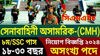 ৮ম পাশে💥সেনাবাহিনী অসামরিক💥নিয়োগ বিজ্ঞপ্তি ২০২৪ ARMY civil job circular 2024 [upl. by Louisette]