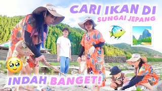 CARI IKAN DI SUNGAI JEPANG BESTIE BENING BANGET AIRNYA DAN PEMANDANGAN BAGUS [upl. by Nohsyar42]