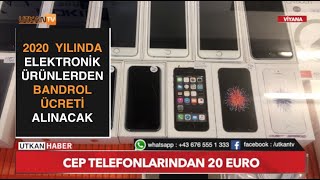 2020 yılında Cep telefonlarından 20 Euro bandrol ücreti alınacak [upl. by Damita]