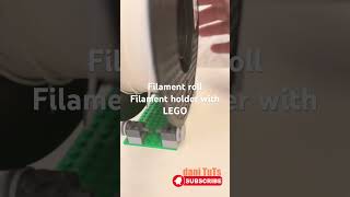 Filament Holder with Lego  roll filament spool with Lego [upl. by Sayre230]