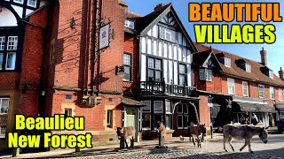 Most Beautiful Villages in England 2023  Beaulieu New Forest Hampshire [upl. by Eduj590]