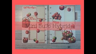 Plan with Me  Bullet Journal  Mini happy planner hybrid [upl. by Ylerebmik]