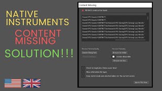 Kontakt  Missing Content  SOLUTION [upl. by Atinek]