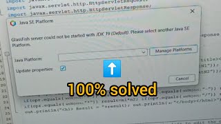 GlassFish Server could not be started with JDK 19default  100 solution  TyBscit  Java [upl. by Okomom]
