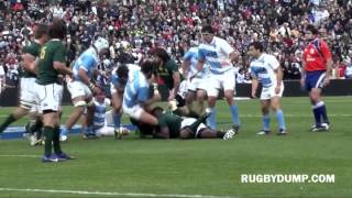 Argentina vs South Africa Highlights  Rugby Championship 2012  Mendoza [upl. by Edijabab796]