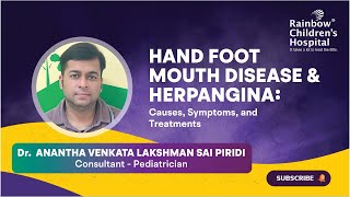 quotHand Foot Mouth Disease amp Herpanginaquot discussed by Dr Anantha Lakshman Consultant Pediatrician [upl. by Markowitz]