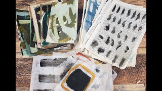 Easy Mixed Media Art 4 Tips for Using Collage Papers [upl. by Coniah]