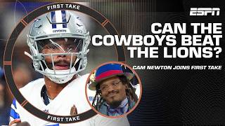 NO IDENTITY 🗣️  Cam doesnt think the Cowboys have a chance vs Lions 👀  First Take [upl. by Gile]