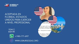 Aceptada en Florida Estados Unidos para Ejercer a nivel profesional [upl. by Ambrogino]