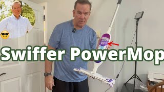 Swiffer PowerMop MultiSurface Mop Kit for Floor Cleaning Fresh Scent Mopping Kit [upl. by Buxton]