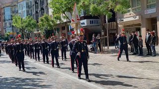 La Guardia Real desfila en Logroño 2022 [upl. by Ellegna]