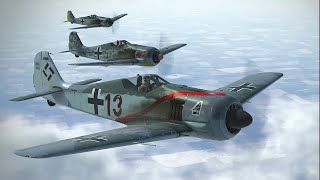 Fw 190 Anton Sortie  Wolf Pack on the Hunt  WW2 DCS World PVP [upl. by Comras483]