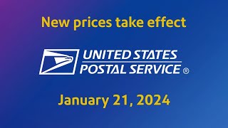 USPS Rate Change Highlights – January 21 2024 [upl. by Alma160]