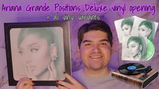 Ariana Grande Positions Deluxe Vinyl unboxing  all vinyl variants [upl. by Anthea657]