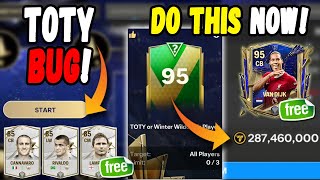 NEW TOTY BUG DO THIS NOW TO MAKE 200M COINS NOMINEE PATH B GUIDE FC MOBILE 24 [upl. by Hayalat809]